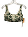 Antonio Melani Size 0 Cream & Green Cotton Floral Pleated High Rise Skirt Set Cream & Green / 0