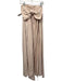 Mrs. Francoise Size XXS Light Pink & Cream Cotton Vertical Stripes Skirt Light Pink & Cream / XXS