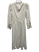 Reformation Size 0 White Cotton Button Front Long Sleeve Maxi Dress White / 0