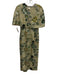 Antonio Melani Size 2 / XS Gold, Green, Beige Polyester & Metallic Cape Gown Gold, Green, Beige / 2 / XS