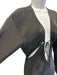 Christopher Esber Size 4 Black Silk Side Cut Out V Neck Long Sleeve Maxi Dress Black / 4