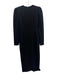 Antonio Melani Size 0 Black Polyester Tinsel Tassel Long Sleeve Maxi Dress Black / 0