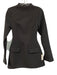 Odd Muse Size XXS Charcoal Gray Polyester Long Bell Sleeve Mini Dress Charcoal Gray / XXS