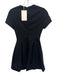 Heiress Beverly Hills Size XXS Black Nylon & Spandex Short Sleeve Mini Dress Black / XXS