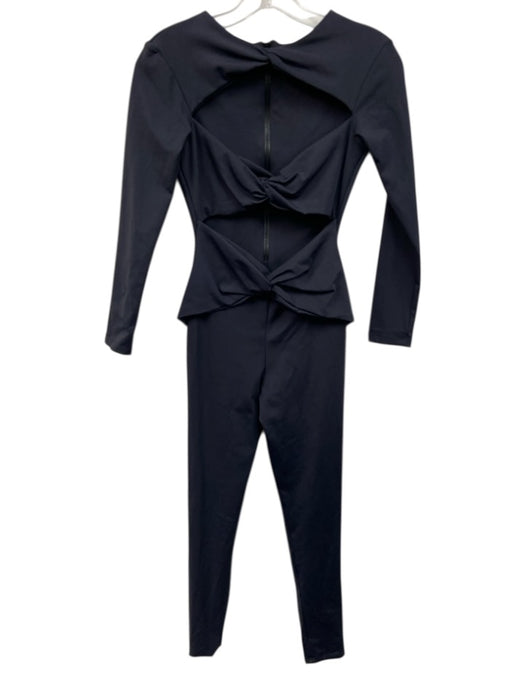 Port De Bras Size XS Black Polyamide Blend Twist Detail Cut Outs Jumpsuit Black / XS