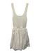 The Upside Size XXS White Cotton Fabric Block Tank Dress Flare Hem Mini Dress White / XXS