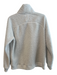 Athleta Size Medium Off White Polyester Blend Front Zip Zip Pocket Jacket Off White / Medium