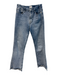 Frame Size 27 Medium Wash Cotton High Rise Whiskering 5 Pocket Flare Jeans Medium Wash / 27