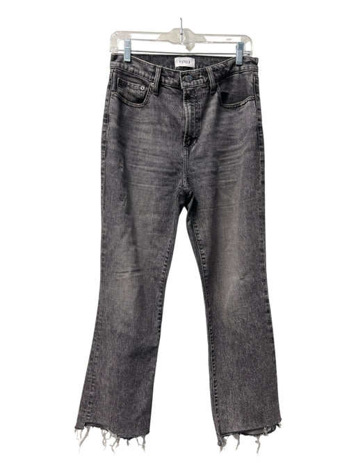 Pistola Size 27 Grey Cotton Blend High Rise zip fly 5 Pocket Straight Jeans Grey / 27