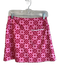Golftini Size S Red & Pink Polyester High Rise Abstract Print pocket Skort Skirt Red & Pink / S