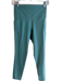 Athleta Size S Teal Nylon High Rise Side Pockets Solid Color Skinny Leggings Teal / S