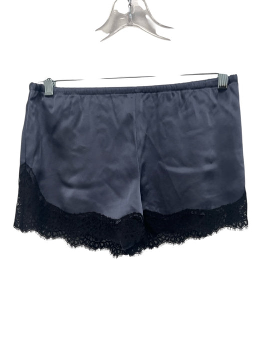 Wilfred Size XS/S Dusty Blue & Black Triacetate Blend Elastic Waist Short Set Dusty Blue & Black / XS/S