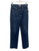 Pistola Size 25 Dark Wash Cotton Denim High Rise Whiskering Pockets Jeans Dark Wash / 25