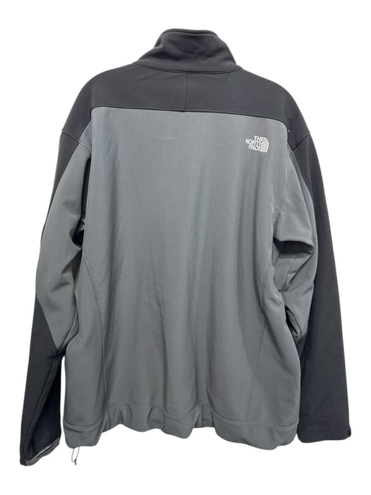 The North Face Size XL Gray Polyester Zipper Men's Jacket Gray / XL