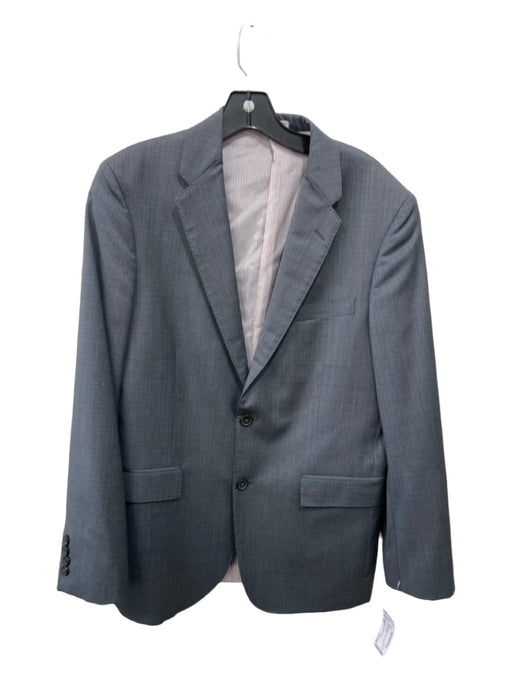 Brooks Brothers Red Fleece Gray Wool Blend Plaid 2 Button Men's Blazer 40R