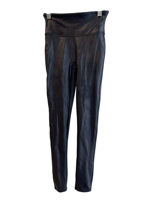 Spanx Size XS Black Nylon High Rise solid color Skinny Leggings Black / XS