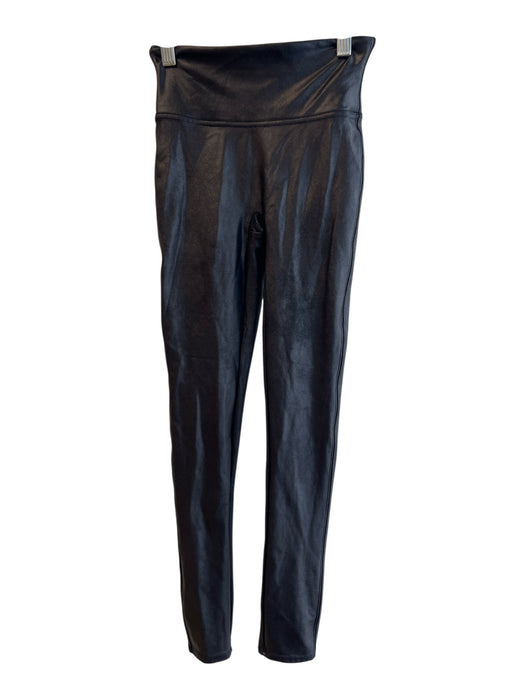 Spanx Size XS Black Nylon High Rise solid color Skinny Leggings Black / XS