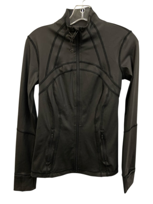 Lululemon Size Est S Black Long Sleeve Zip Up Athletic Jacket Black / Est S