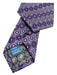 Haines & Bonner Purple & Silver Silk Medallion Men's Ties