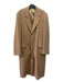 London Fog Size Est 42 Tan Wool Blend Solid Overcoat Men's Jacket Est 42