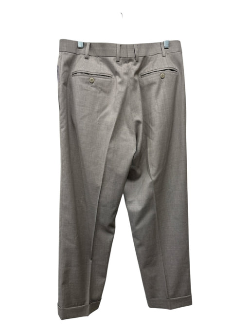 Zanella Size 34 Tan Wool Zip Fly Men's Pants Tan / 34