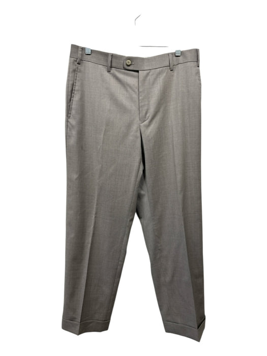 Zanella Size 34 Tan Wool Zip Fly Men's Pants Tan / 34