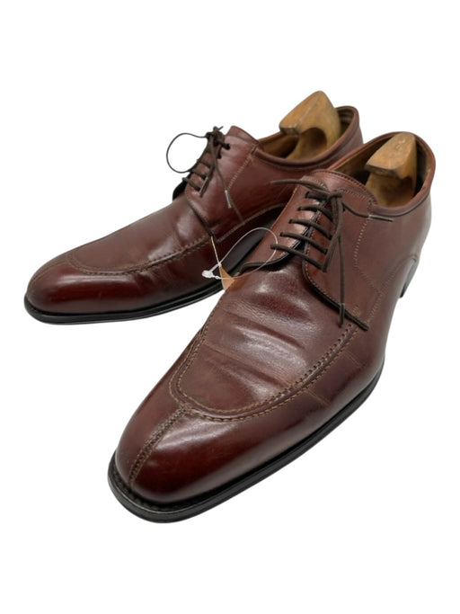 Mezlan Shoe Size 11.5 AS IS Brown Leather Solid Low Top Men's Shoes Brown / 11.5