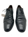 Santoni Shoe Size 9 Black Leather Solid Low Top Men's Shoes Black / 9