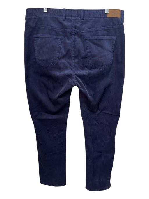 Peter Millar Size 38 Navy Blue Cotton Solid Zip Fly Men's Pants Navy Blue / 38