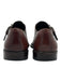Facconable Shoe Size 10 Brown Leather Solid Dress Single monk strap Men's Shoes Brown / 10