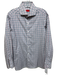 Isaia Size 16 Brown & Multi Cotton Plaid Button Down Men's Long Sleeve Shirt Brown & Multi / 16