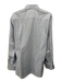 Eton Size 16 White & Blue Cotton Grid Button up Men's Long Sleeve Shirt White & Blue / 16