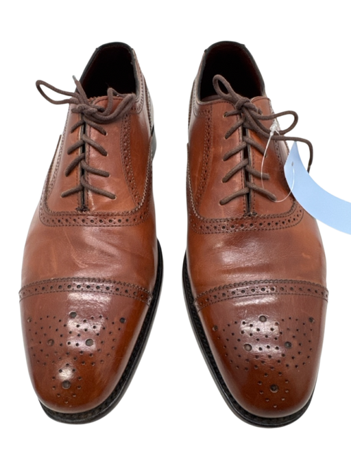 Sid Mashburn Shoe Size 9 Brown Leather Broguing Dress Men's Shoes Brown / 9