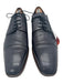 Borelio Shoe Size 13 Blue Leather Solid Dress Men's Shoes Blue / 13