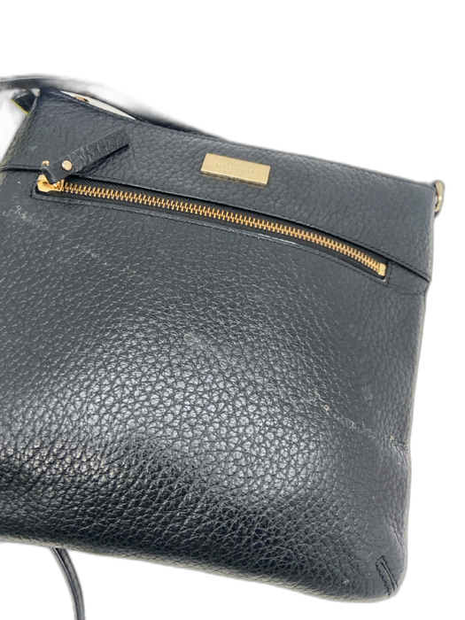 Kate Spade Black Leather Crossbody Gold Hardware Bag Black / Small