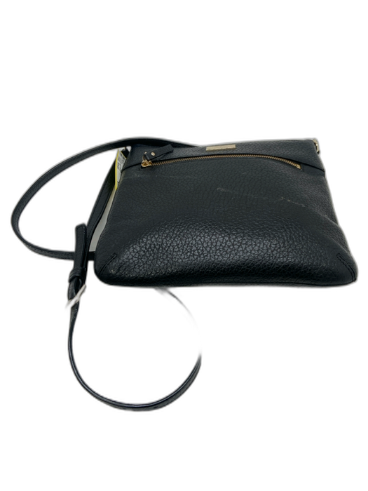 Kate Spade Black Leather Crossbody Gold Hardware Bag Black / Small