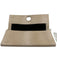 Halston Heritage Gold & Beige Leather Snake Print Clutch Glitter Bag Gold & Beige