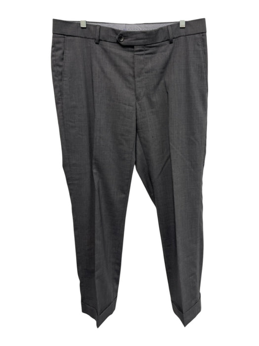 Miller Brothers Size 35 Gray Wool Zip Fly Men's Pants Gray / 35