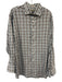 Miller Brothers Size XL Brown & Gray Cotton Plaid Button Down Long Sleeve Shirt Brown & Gray / XL