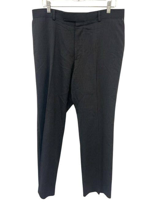 Hugo Boss Size Est XL Black & White Striped Men's Pants Black & White / Est XL