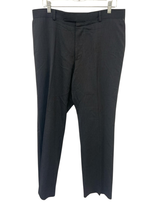 Hugo Boss Size Est XL Black & White Striped Men's Pants Black & White / Est XL