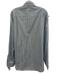 Ermenegildo Zegna Size 15.5 Blue & White Striped Button Down Long Sleeve Shirt Blue & White / 15.5