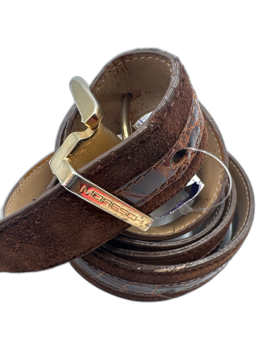 Moreschi AS IS Brown Men's Belt Brown