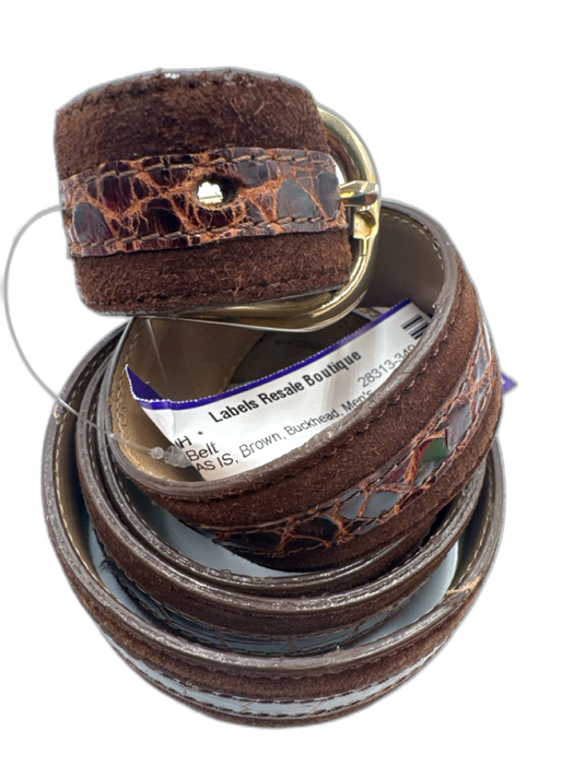 Moreschi AS IS Brown Men's Belt Brown
