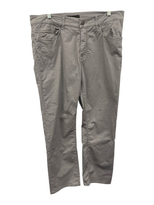 Miller Brothers Size 34 Gray Cotton Solid Men's Pants Gray / 34