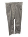 Miller Brothers Size 34 Gray Cotton Solid Men's Pants Gray / 34