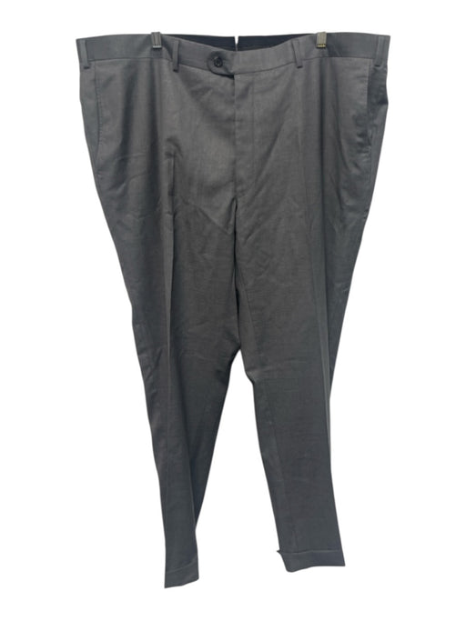 Miller Brothers Size 43L Gray Wool Solid Men's Pants Gray / 43L