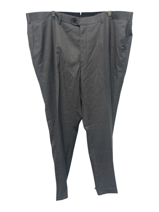 Miller Brothers Size 43L Gray Wool Solid Men's Pants Gray / 43L