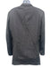 Ermenegildo Zegna Black & White Silk All Over Print 2 Button Men's Blazer Black & White / 54L