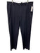 Zanella Size 38 Navy Blue Wool Solid Men's Pants Navy Blue / 38